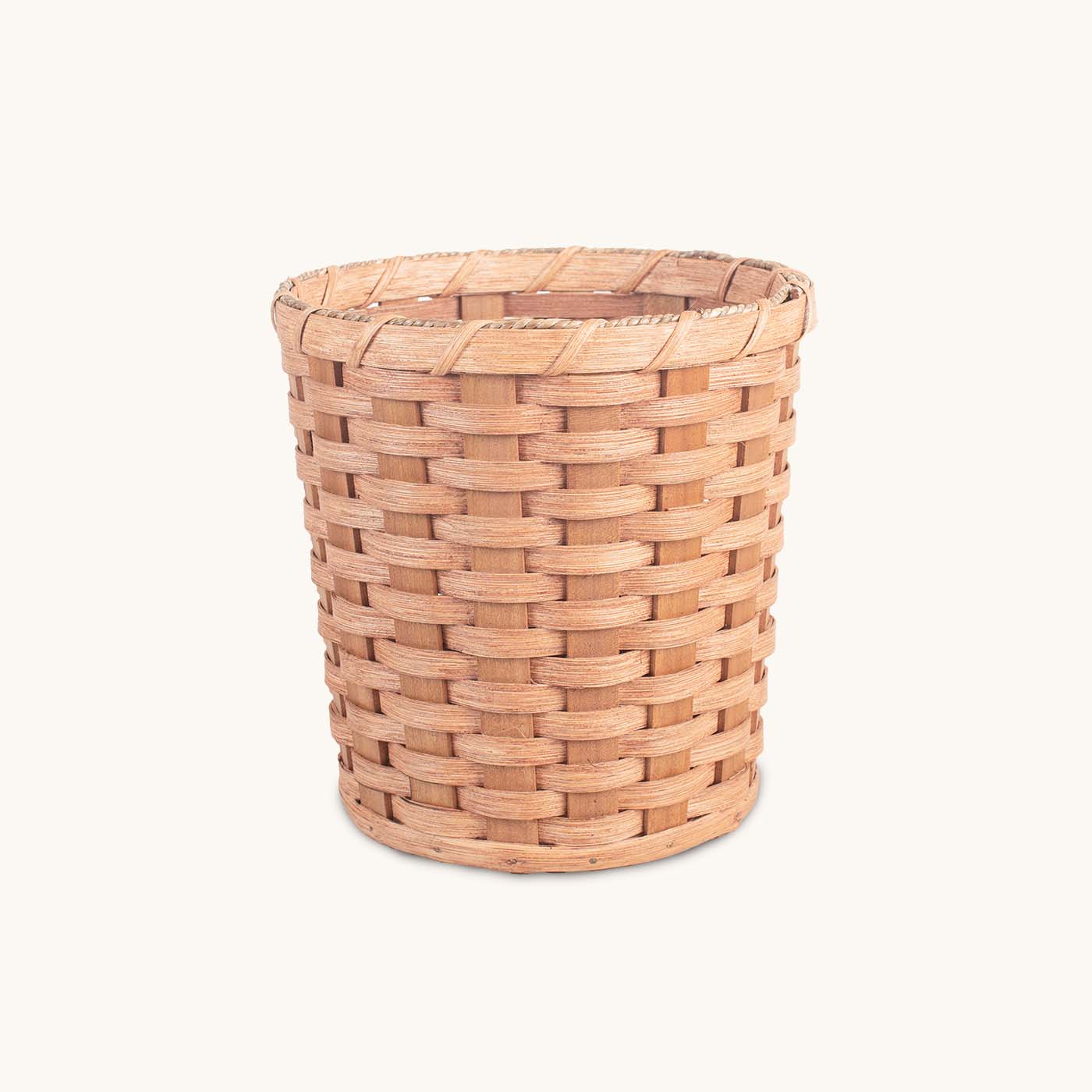 Small Bathroom Trash Can | 9 1/2” Tall Amish Wicker Waste Basket