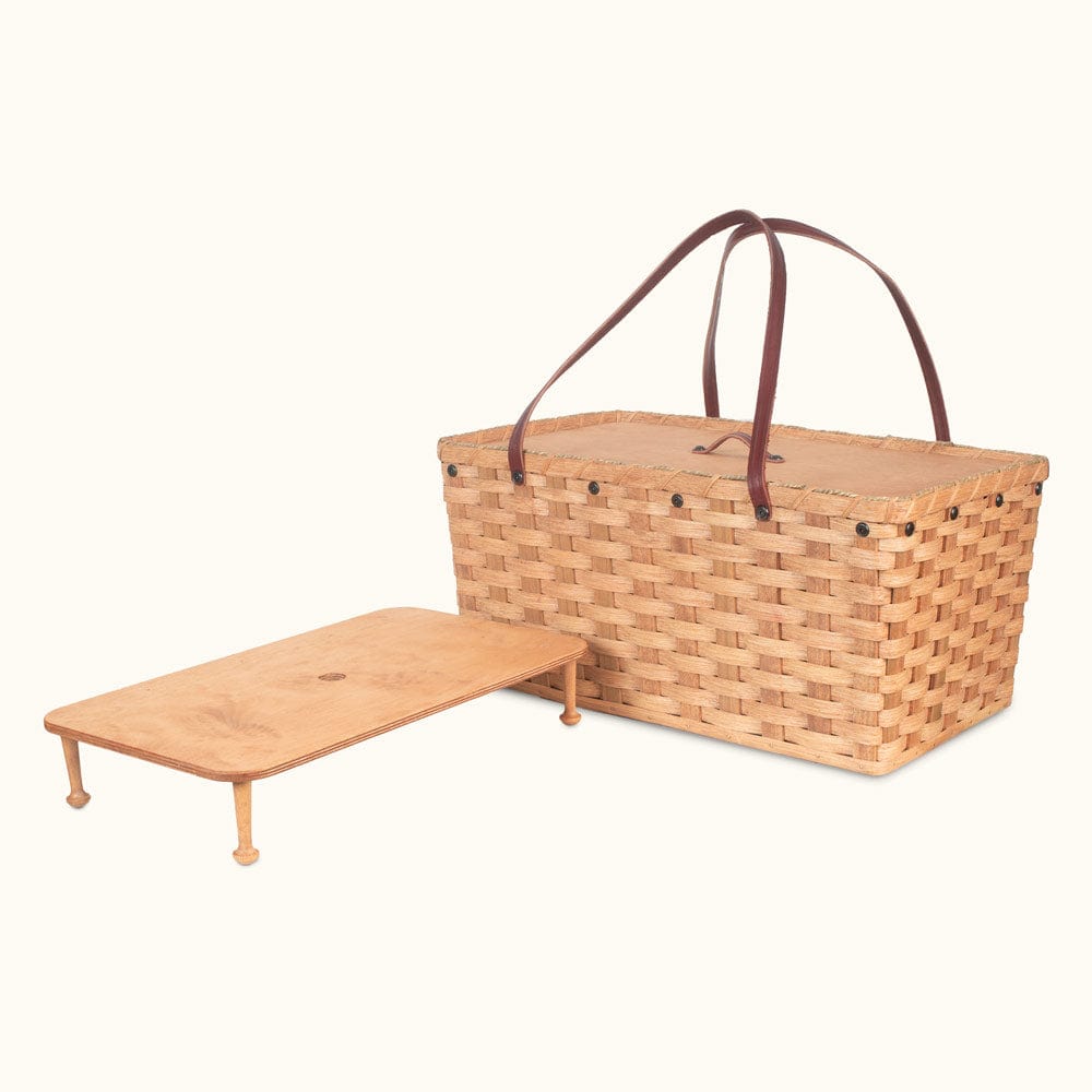 Large Picnic Basket | Old-Order Amish Woven Picnic Hamper Basket